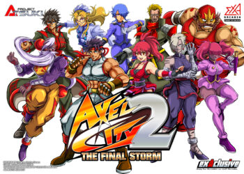 Illustration of AXEL CITY 2<br>THE FINAL STORM