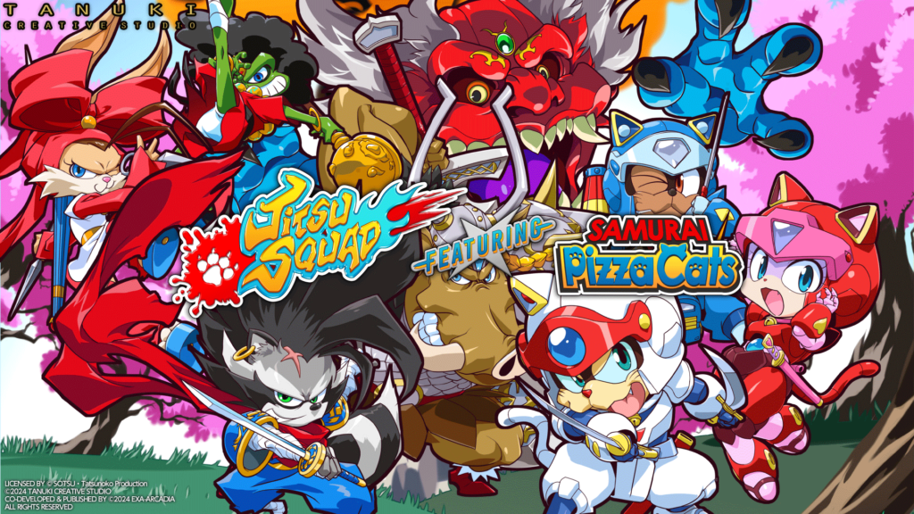 JITSU SQUAD featuring SAMURAI PIZZA CATS Available Now!