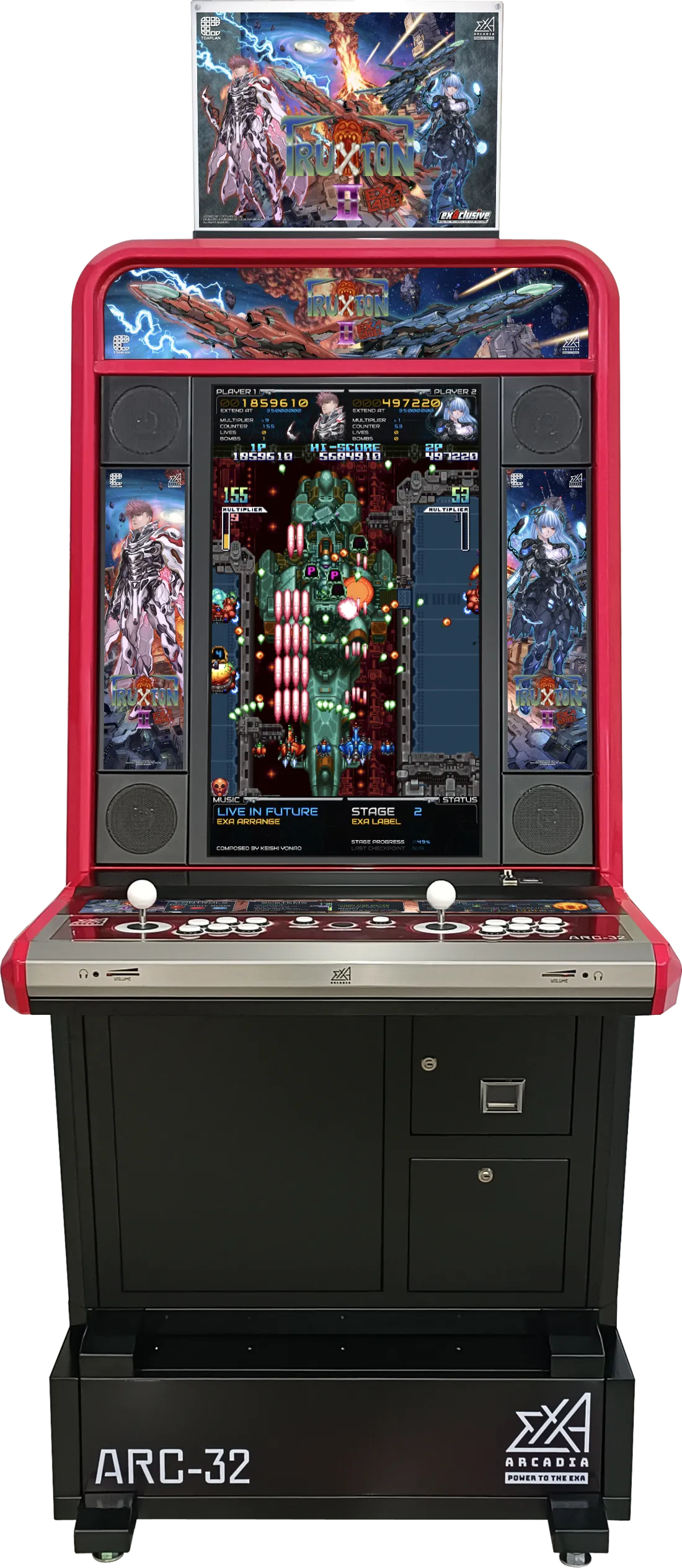 TRUXTON II EXA LABEL Cabinet
